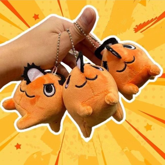 Chainsaw Man Super Soft Plush 4" Pochita Cute Stuffed - Picture 1 of 5